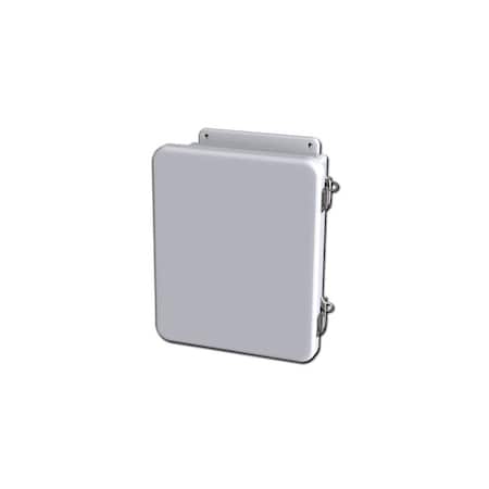 Saginaw Control & Engineering Quick Release Padlock Latch Electrical Enclosures, 11.35 in H, 4-1/4 in D, 9.41 in W SCE-10085CHQRFG